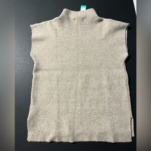 Staccato Garin Mock Neck Short Sleeve Sweater | Taupe | NWT | Small | Stitch Fix